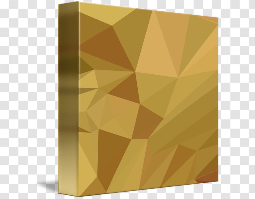 Rectangle Square Triangle - Brown - Low Polygon Transparent PNG
