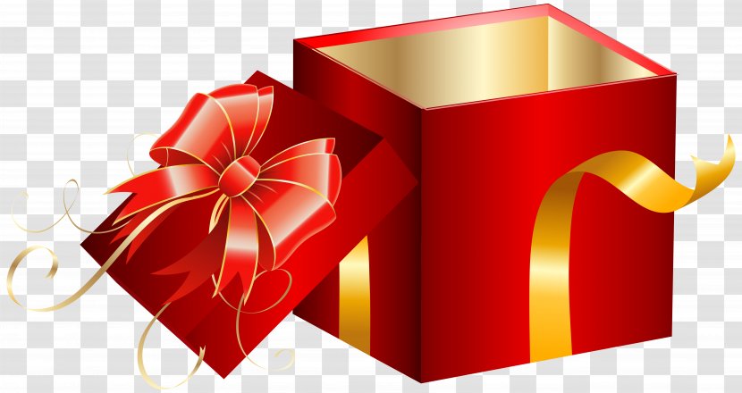 Gift Box Stock Photography Clip Art - Brand - Opened Red Clipart Image Transparent PNG