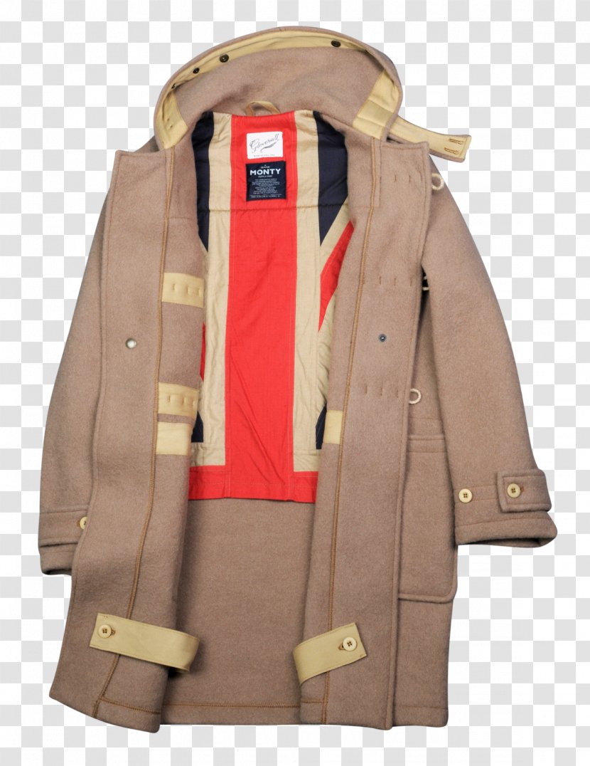 Coat Sleeve Jacket Beige - Plane Flag Transparent PNG