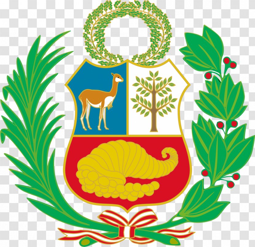 Flag Of Peru Coat Arms - Machu Picchu Transparent PNG