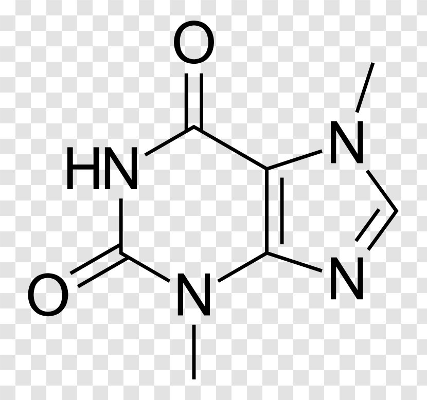 Caffeine Molecule Chemical Compound Chemistry Formula - Cartoon - Harbin Transparent PNG