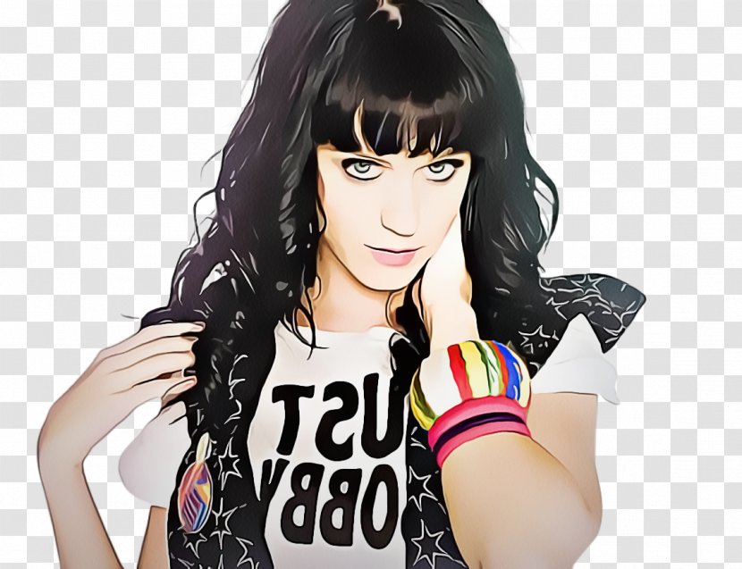 Hair Hairstyle Black Bangs Forehead - Long - Hand Gesture Transparent PNG