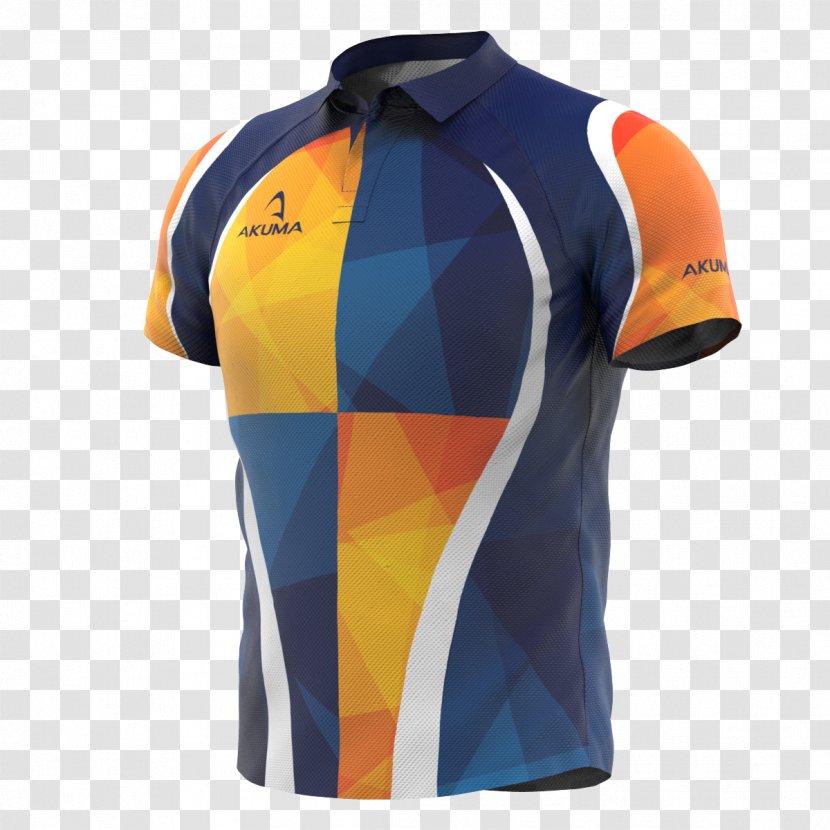 Cycling Jersey T-shirt Rugby Shirt - Yellow - Retro Jerseys Transparent PNG