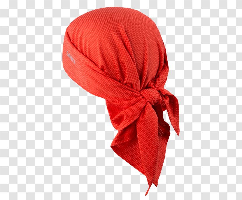 Tramontana Kerchief Cap Headscarf Sun Hat - Red - Cancha Mockup Transparent PNG