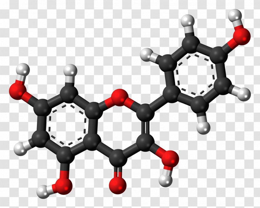 Flavonoid Quercetin Apigenin Polyphenol Flavonols - Jmol - Family 3D Transparent PNG