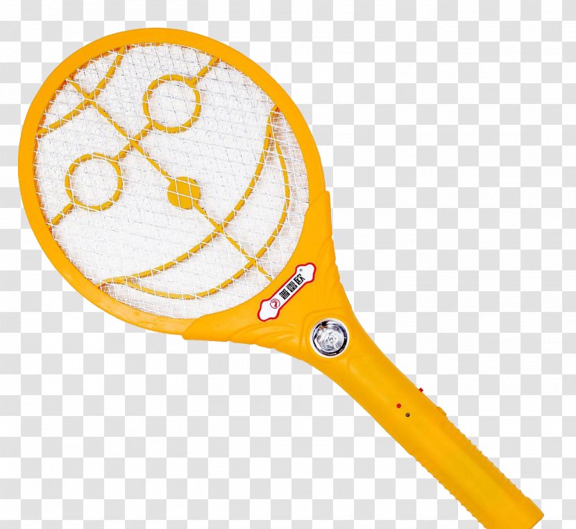 Flyswatter - Tennis Racket Accessory - Electric Orange Flies Shot Transparent PNG