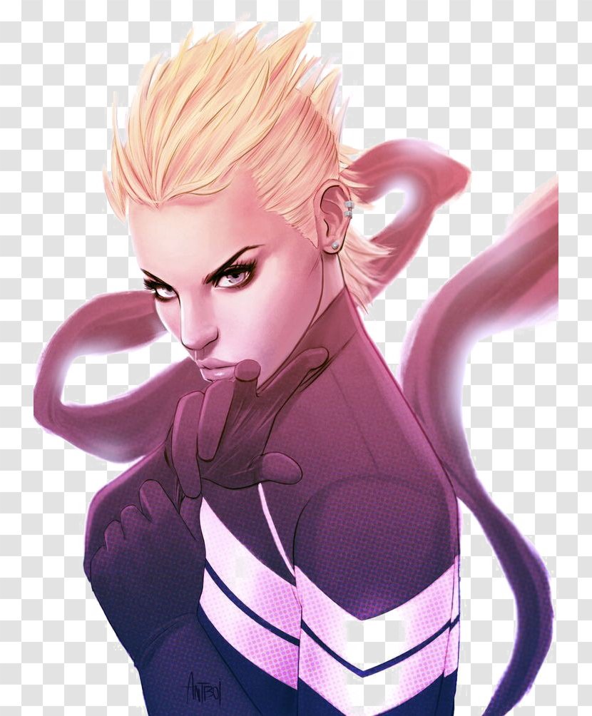 Carol Danvers Fan Art Marvel Comics - Watercolor Transparent PNG