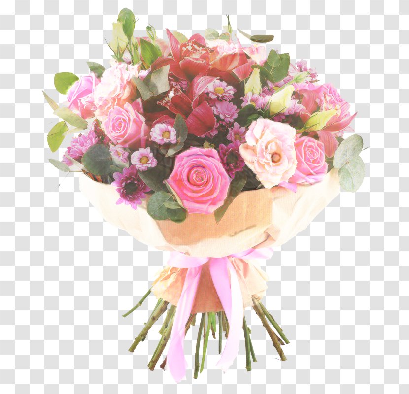 Pink Flowers Background - Floral Design - Floribunda Flower Arranging Transparent PNG