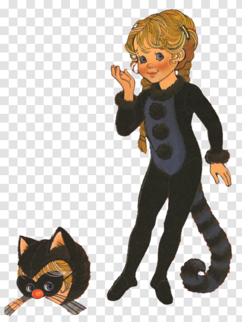 Cat Human Behavior Figurine Clip Art - Cartoon Transparent PNG