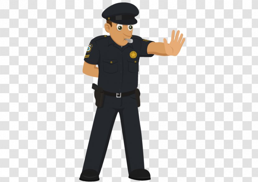 Police Officer - Hand-painted Traffic Transparent PNG