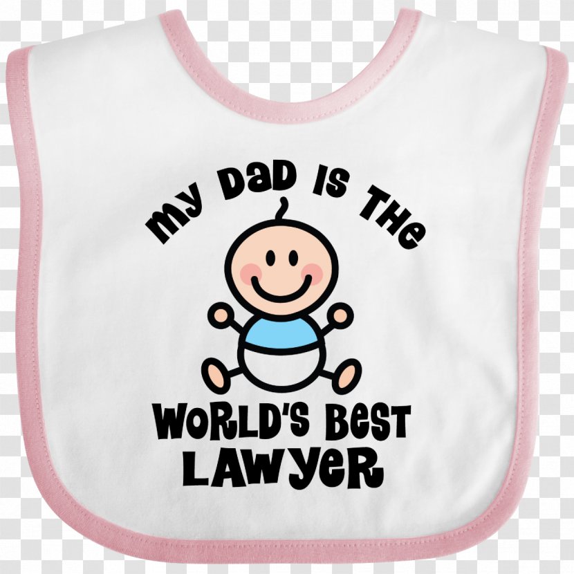 T-shirt Bib Boy Infant Sleeveless Shirt - Sleeve - World Best Dad Transparent PNG