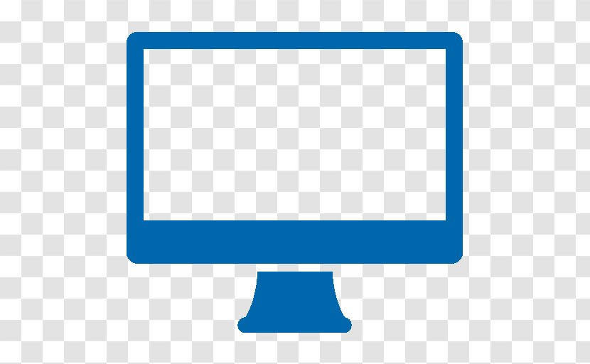 Computer Monitors Software Clip Art - Blue - Andrews Phone System Transparent PNG