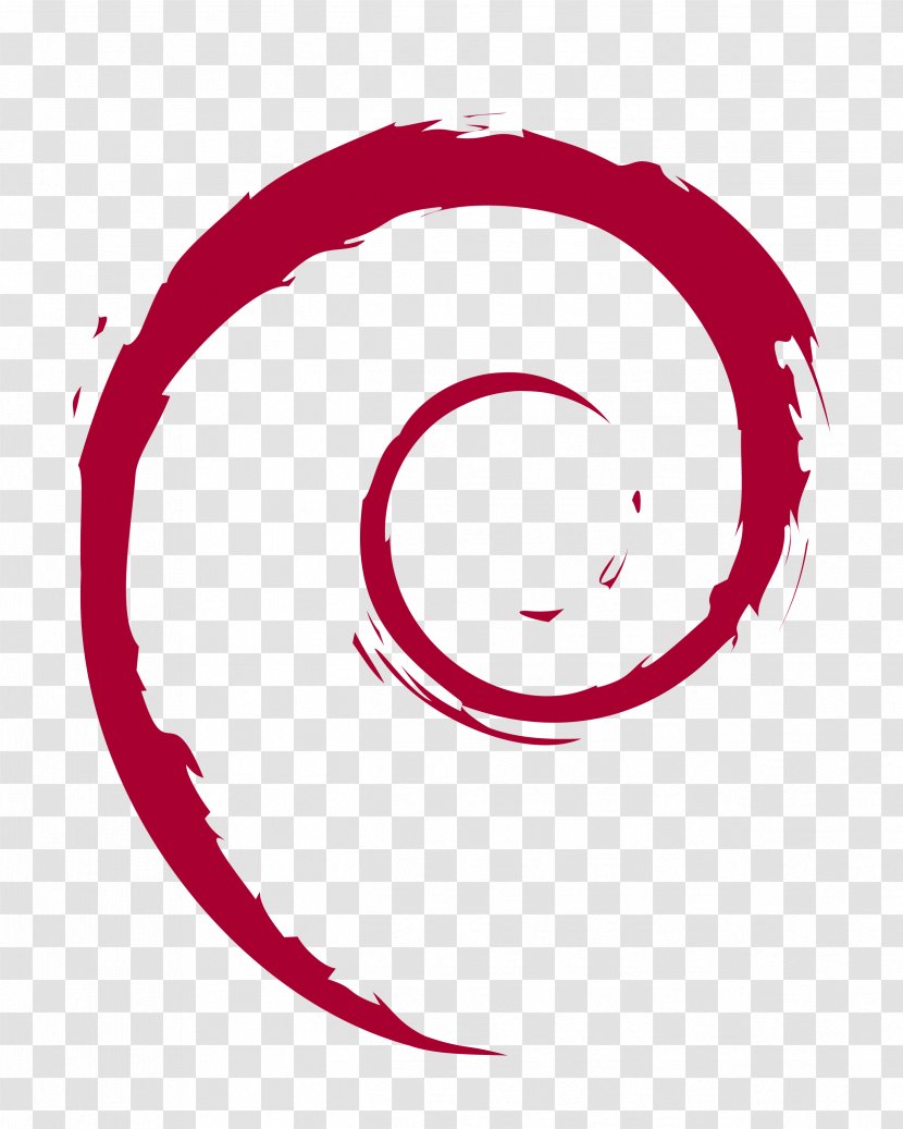Debian Linux Distribution Software Repository Operating System - Point - Red Tornado Vector Transparent PNG