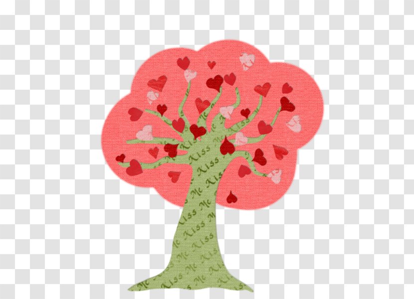 Flowering Plant Heart Tree - Petal Transparent PNG