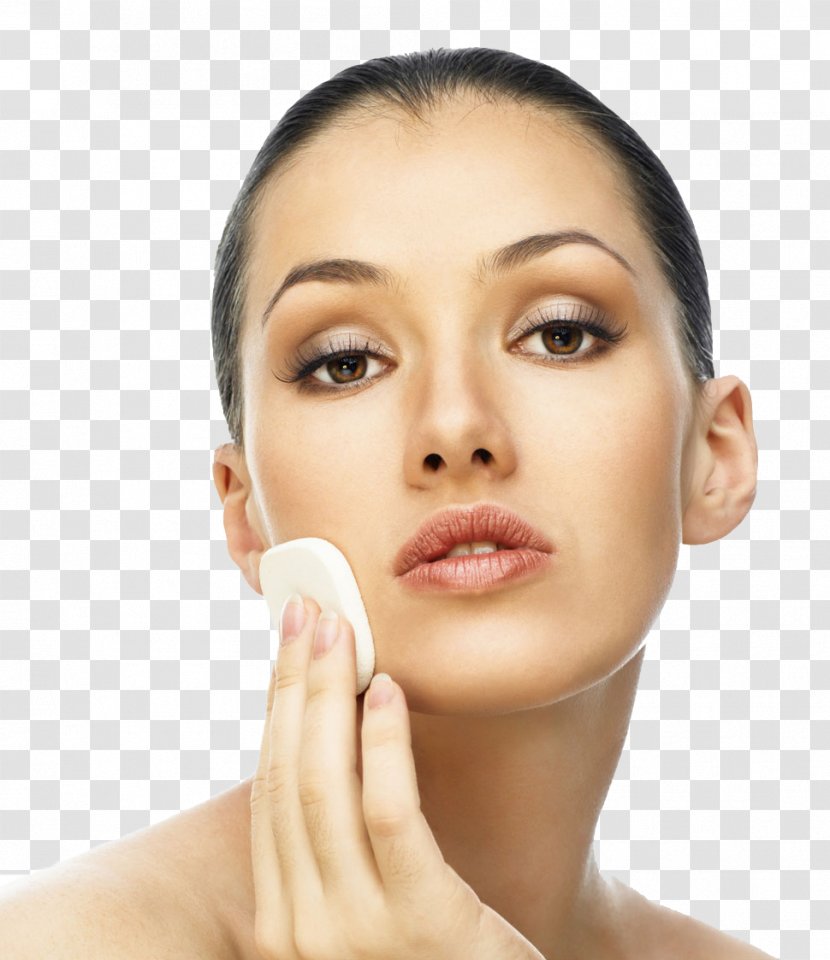 Face Powder Cosmetics Foundation Puff BB Cream - Head - Makeup Model Transparent PNG