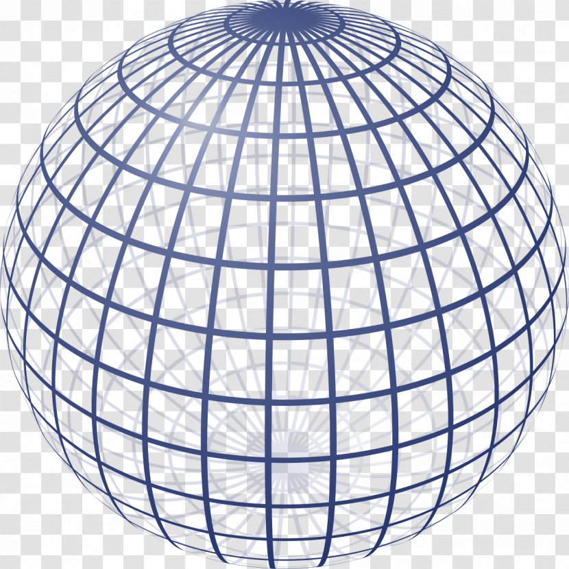 Sphere Geometry Website Wireframe Two-dimensional Space Three-dimensional - Surface Transparent PNG