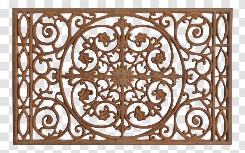 Mat Cast Iron Door Wrought - Stops Transparent PNG