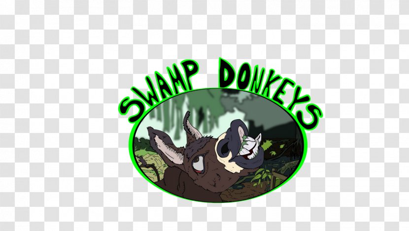 Donkey Logo Swamp T-shirt Clip Art - Green - Cliparts Transparent PNG