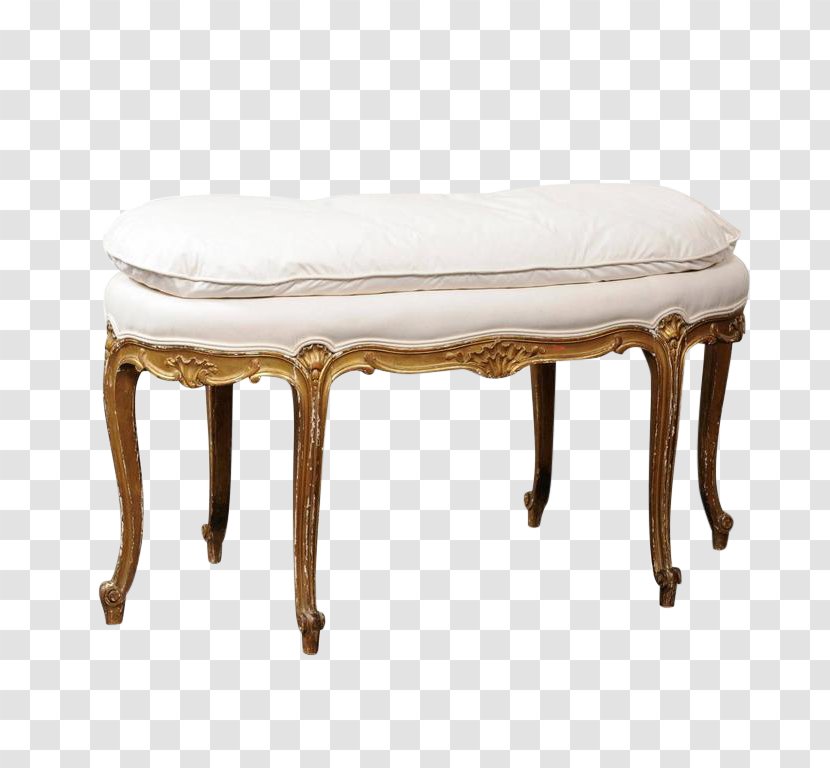 Table Louis Quinze XIII Style Bench Furniture - Xiii Of France Transparent PNG