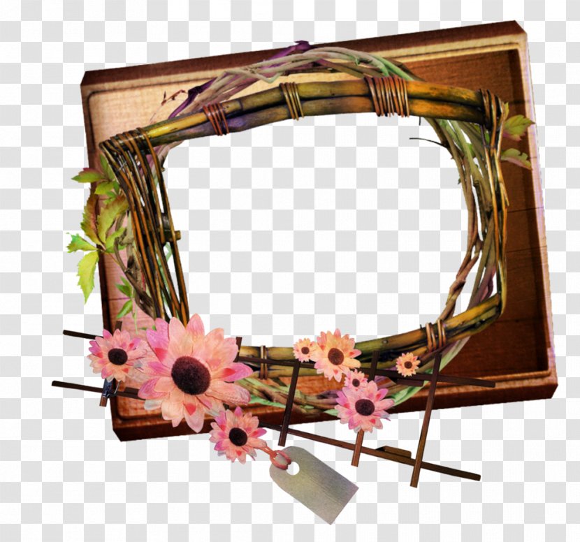 Picture Frame Flower - Resource - Festivals Floral Border Vector Material Transparent PNG