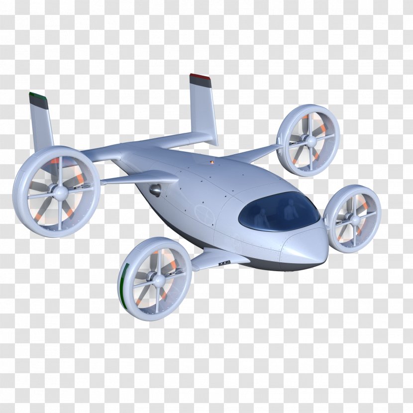Airplane Aircraft Propeller Aviation VTOL - Vehicle Transparent PNG