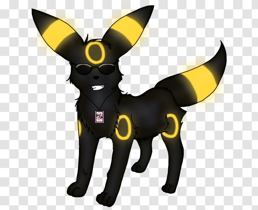 Dog Umbreon Eevee Johto Darkness - Color Transparent PNG
