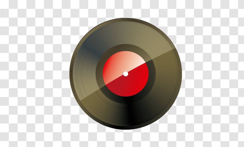 Phonograph Record Compact Disc - Cartoon - CD Material Transparent PNG