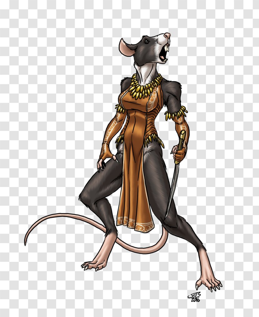 Dungeons & Dragons Wererat Female Ratkin - Rat Transparent PNG