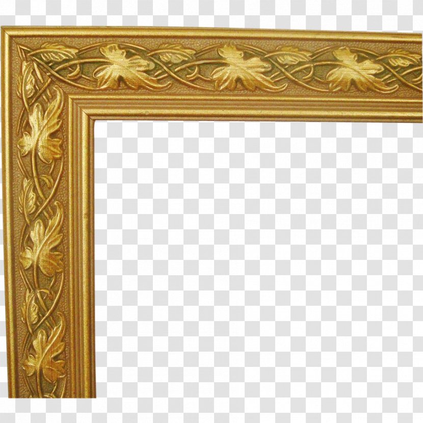 Picture Frames Wood Framing Paint Decorative Arts - Wall - Gold Transparent PNG