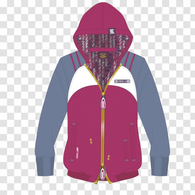 Hoodie Adobe Illustrator Clothing - Coreldraw - Sports Jacket Transparent PNG