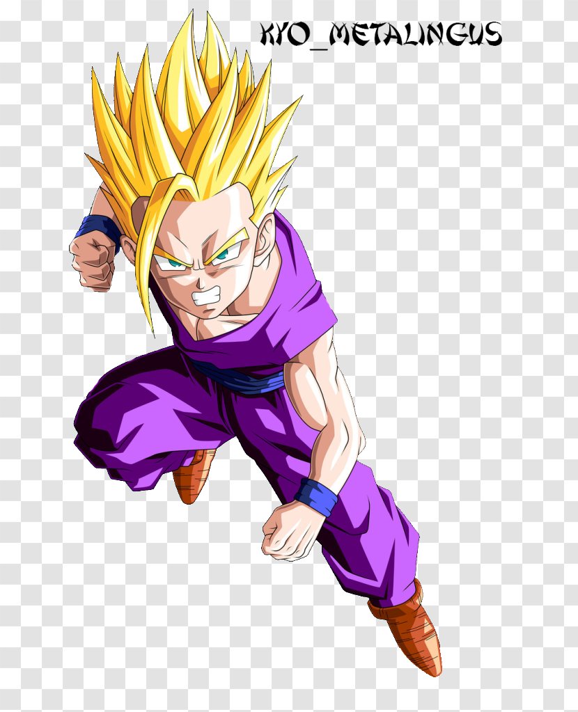 Gohan Goku Vegeta Trunks Cell - Cartoon Transparent PNG