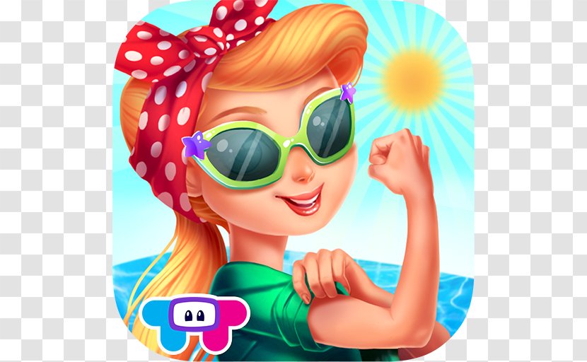 Fix It Girls - Frame - Summer Fun GirlsHouse Makeover Crazy Slide Soccer 3D Pro TabTaleSummer Transparent PNG