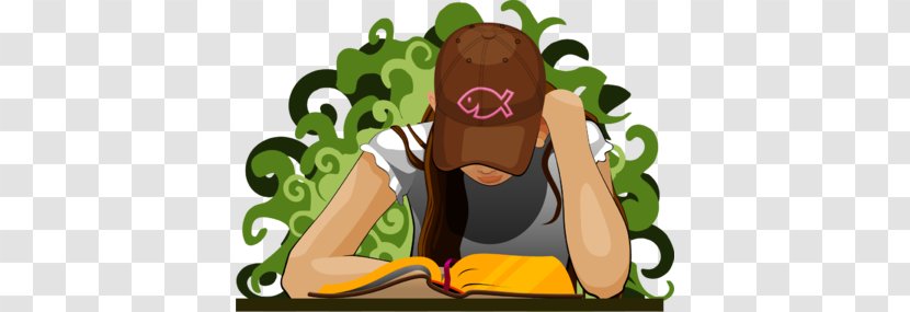 Bible Study Reading Clip Art - Tree - Hat Cliparts Transparent PNG
