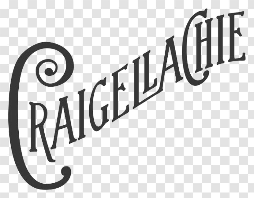 Craigellachie Distillery Whiskey Old Single Malt Whisky Scotch - Calligraphy - Brand Transparent PNG