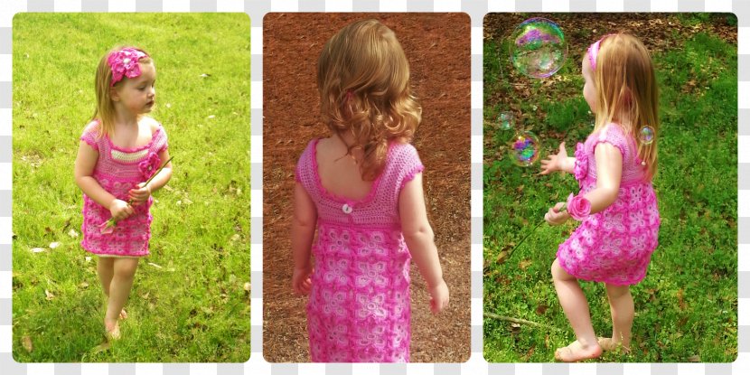 Toddler Dress Pink M Summer - Frame Transparent PNG