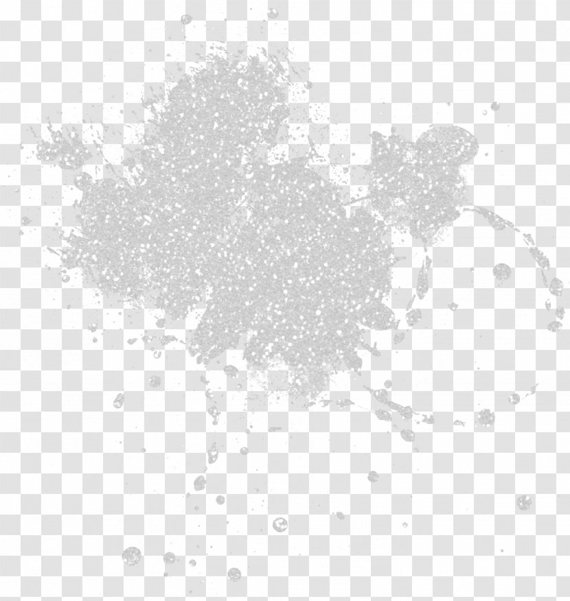 White Individual Text Personality - Monochrome - Silvery Map Transparent PNG