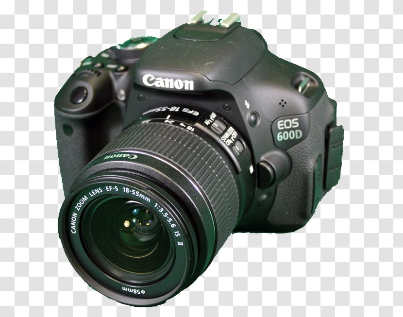 Digital SLR Canon EOS 600D Camera Lens Mirrorless Interchangeable-lens Single-lens Reflex - Single Transparent PNG