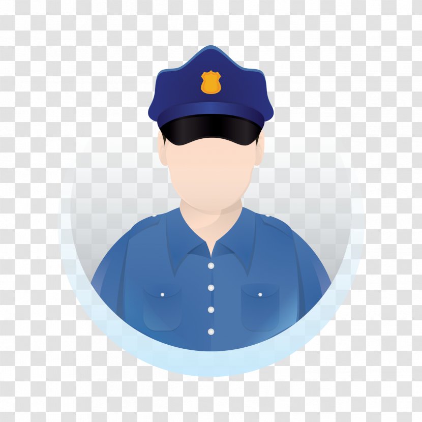 Police Officer Cap Uniform Job Clothing - Policeman Transparent PNG