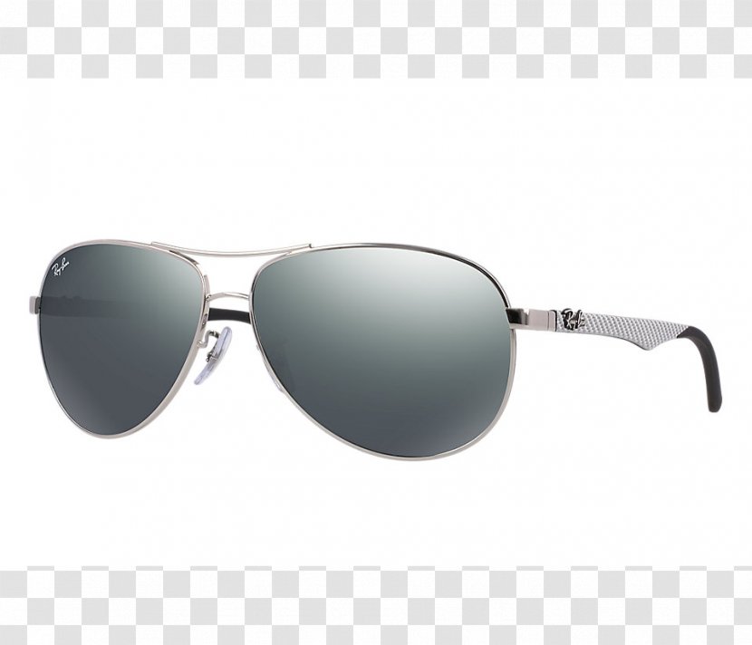 Ray-Ban Aviator Carbon Fibre Sunglasses Round Metal - Silver - CARBON FIBRE Transparent PNG