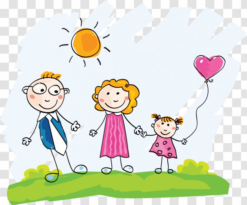 Parents' Day Greeting & Note Cards Child Clip Art - Silhouette - Parents Transparent PNG