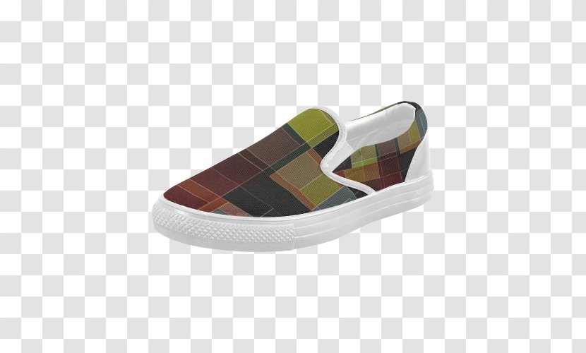 Sneakers Slip-on Shoe Tartan - Canvas Shoes Transparent PNG