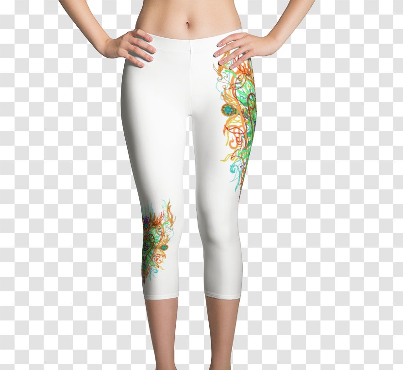 Leggings Hoodie Capri Pants T-shirt Yoga - Flower Transparent PNG