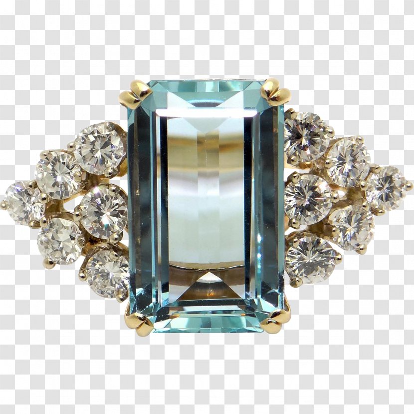 Ring Jewellery Emerald Gold Diamond Cut - Platinum - Yellow Flyer Transparent PNG