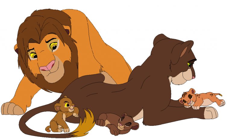 Lion Kiara Simba Clip Art - Animation - Pride Cliparts Transparent PNG