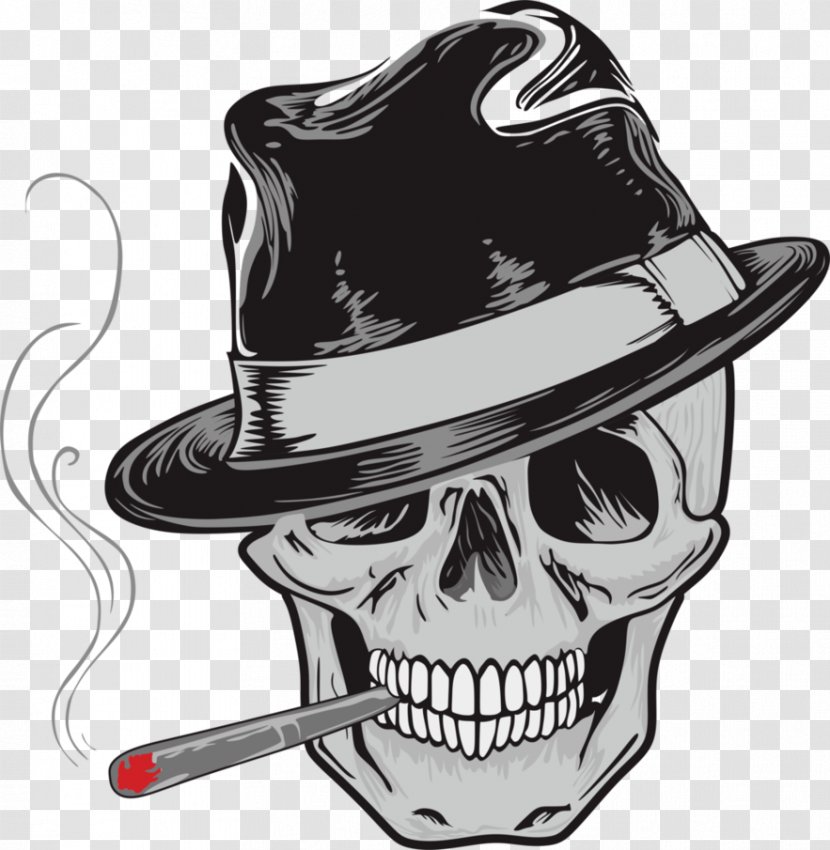 Skull And Crossbones Hat Death Drawing Transparent PNG