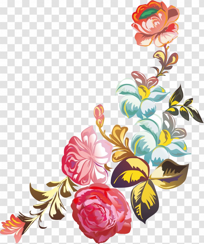 Flower Ornament Clip Art - Drawing - Chinese Style Transparent PNG
