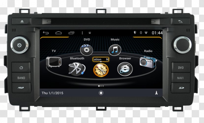 Toyota Auris Car GPS Navigation Systems Vitz - Technology Transparent PNG