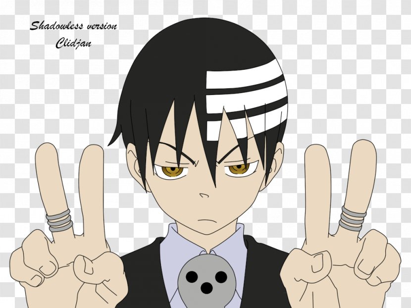 Death The Kid Soul Eater Evans Black Star - Watercolor Transparent PNG