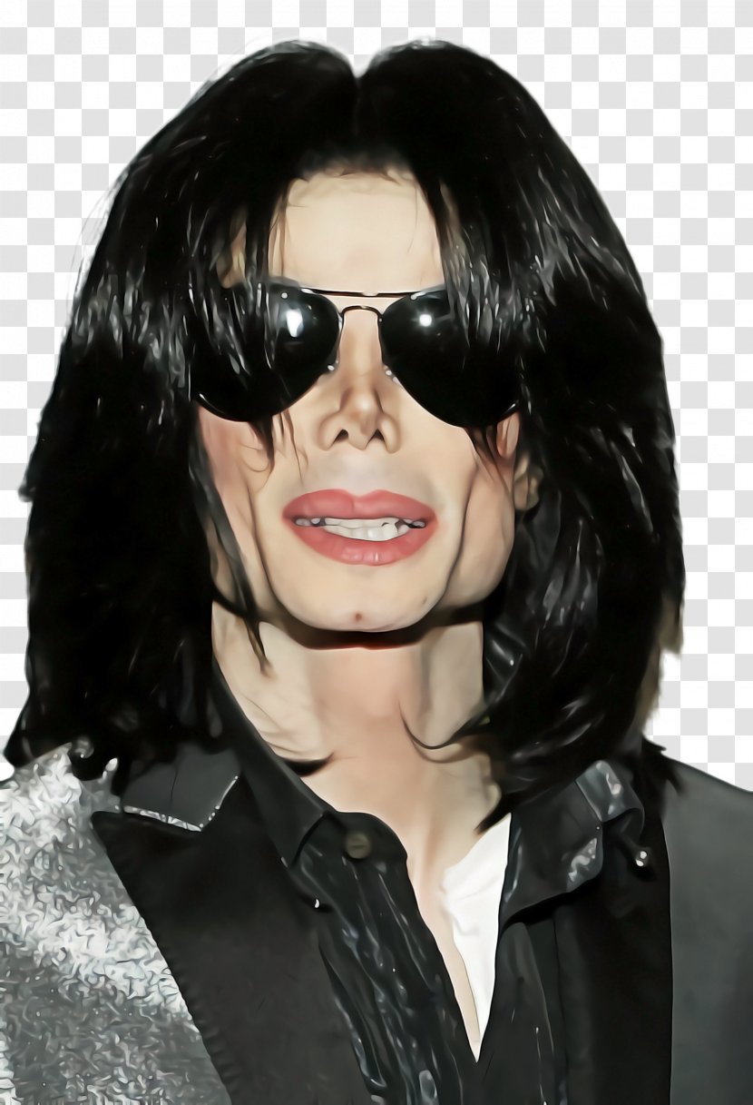 Michael Jackson Moonwalk - Glasses - Step Cutting Bangs Transparent PNG