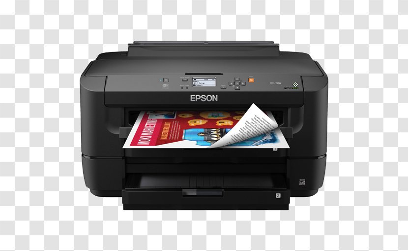 Epson WorkForce WF-7210 Multi-function Printer Inkjet Printing - Office Supplies Transparent PNG